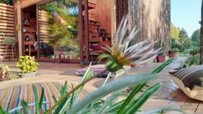 Peace and Nature: Cozy Wooden Design Cabin - Image 5