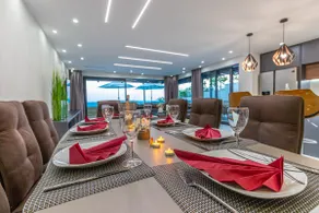 Luxury Villa Lorena with heated pool, jacuzzi,sauna and seaview - Image 3
