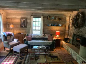 Authentic 1830s Log Cabin in Woods w/Lake Access - Image 2
