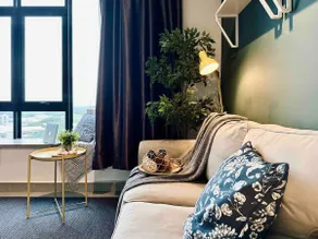 3- A1105 Nutty 1BR | Kanvas Cyber | Wifi&Netflix | - Image 4