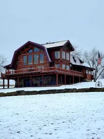 Uphill Lodge Luxury Log Cabin, Amish Country, OH - Image 2