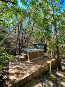 Hideaway Cabin - tranquil and woodsy with hot tub - Image 5