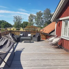 Balcony 1,5h Stockholm, beds made - Image 2