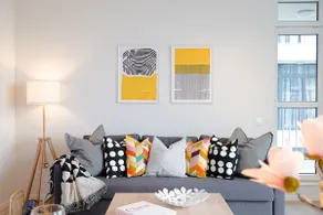 Scandinavian Airy APT in Business Area & Airport - Image 4