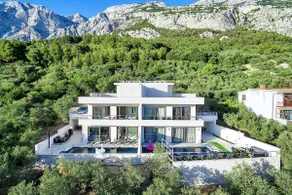 Modern holiday house Anja with heated pool and sea view, 3 bedrooms 6+2 pers. - Image 2