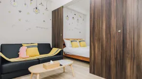 AFP Tennoji Minami Apartment, Apartment 2 with a double bed and sofa bed - Image 2