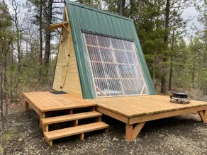 A-Frame Tiny Cabin in the Woods - Image 3