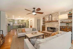 Riverfront Cabin w/ Hot tub & Outdoor Movie Screen - Image 3