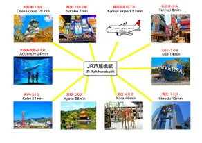 Namba, USJ nearby, maximum 12 people, 120m2 luxury house 4LDK, free parking for 2 cars, 2 bathrooms, 2 toilets - Image 4