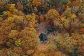 An autumnal escape to a peaceful A-frame retreat. - Image 2