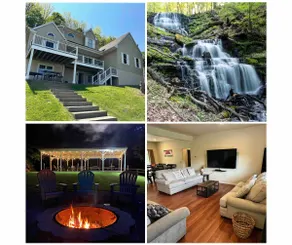 GameRm-Waterfall&Deck-Slp19-FirePit-View-Pavilion - Image 2