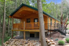 WATERFRONT CABIN PRIVATE BEACH HOT TUB FIRE RING FISH HIKE KAYAK - Image 2