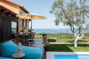 Dandy on the Beach Nea Roda, Komitsa Beach | Private Villa with Pool |Sea View - Image 2