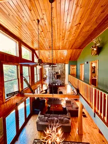 Rangeley, Large Lake House, Big Dock, Snowmobile - Image 2