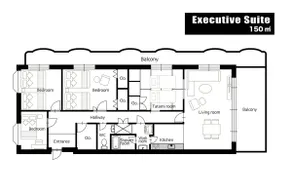 ST91 Spacious 150㎡ 4BDRM Apt! 800m to Peace Park - Image 3