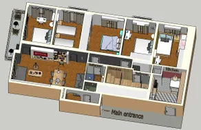 Victoria 5star / 5BR BigApt / Sauna / 2min to metro - Image 5