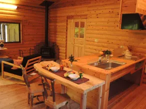 Log house overlooking the mountain - Image 4