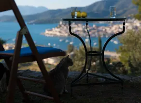 My olive grove house with views of Poros - Image 3