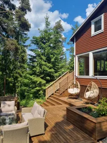 Cozy and modern cabin with hot tub and sauna - Image 3