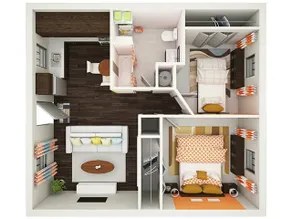 7-2 Queen Beds-1 Bath- Pet Friendly-1st Floor - Image 4