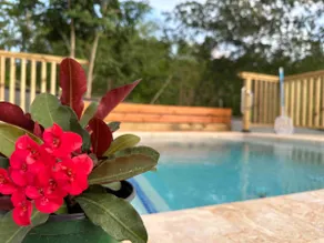 6 min walk to beach / private pool/ AC - Image 3