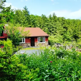 Catskills log cabin w/waterfall, views & hot tub - Image 4