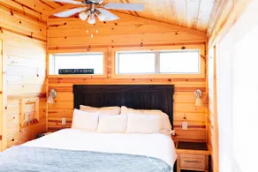 Pondside Cabin · Private Hot Tub & Fireplace - Image 4