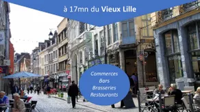 La Halte Lilloise Vintage Studio Free Parking - Image 5