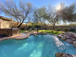 Resort like backyard w/ Heated pool. Home Theater - Image 3