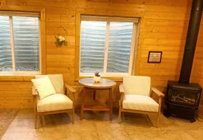 Cozy Cabin Themed Basement in Mountain Green - Image 3
