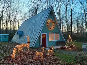 AFrame Getaway w/ Hot Tub & Fire Pit - Image 2