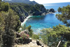 Between sea and forest. Sea front, panoramic view - Image 4