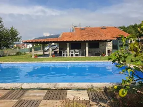 Chalet Bueu pool 350m from the beach and mountains - Image 2