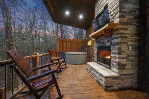 Romantic Diamond Cabin w/ jet shower & huge deck! - Image 3