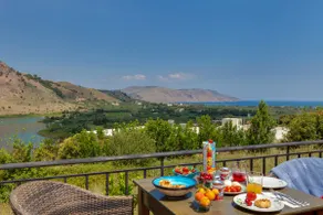 Idyllic landscape with panoramic view of the lake - Image 3