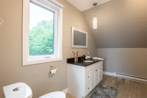 House in the woods, river view - Image 3