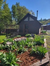 Creekside (Cozy Cabin) covered deck & loft bedroom - Image 2