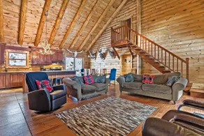 The Trophy | Riverfront | Large log home - Image 5