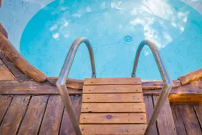 The house in the woods with a swimming pool near the sea - Image 2