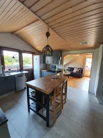 Beach and downtown 3-room apartment with sea view in Varberg - Image 5