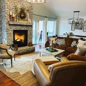 The Magical Lakehouse| Fireplace - Image 3