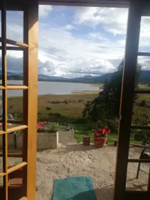 El Cascajal: Amazing lake view. Vista al lago - Image 2
