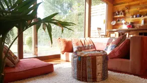 Peace and Nature: Cozy Wooden Design Cabin - Image 2