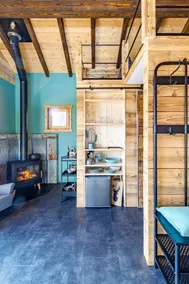 The Nordic Chalet with a Scandinavian-style bathroom - Image 2