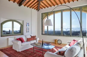 CASA LA LOGGIA. SPEKTAKULÄRE AUSSICHT AUF DEN CHIANTI UND KRETA SENESI - Image 2