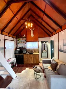 The Stag loft cabin - cosy, rustic with fire pit - Image 2