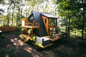 Wooded Aframe Retreat | Hot Tub and Outdoor Shower - Image 2