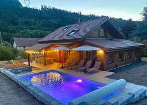 Chalet 11 people Nordic bath + pool Hautes-Vosges - Image 3