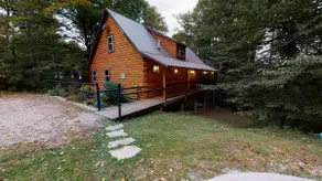 Luxus-Mountain Lodge-Blick auf den Wald-Lodge-Eigenes Badezimmer - Image 3