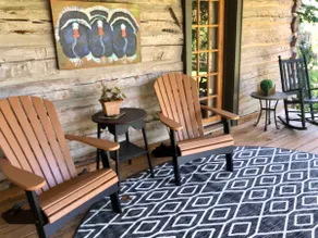 Cozy backyard log cabin~sunsets~8 miles N of Avl - Image 3